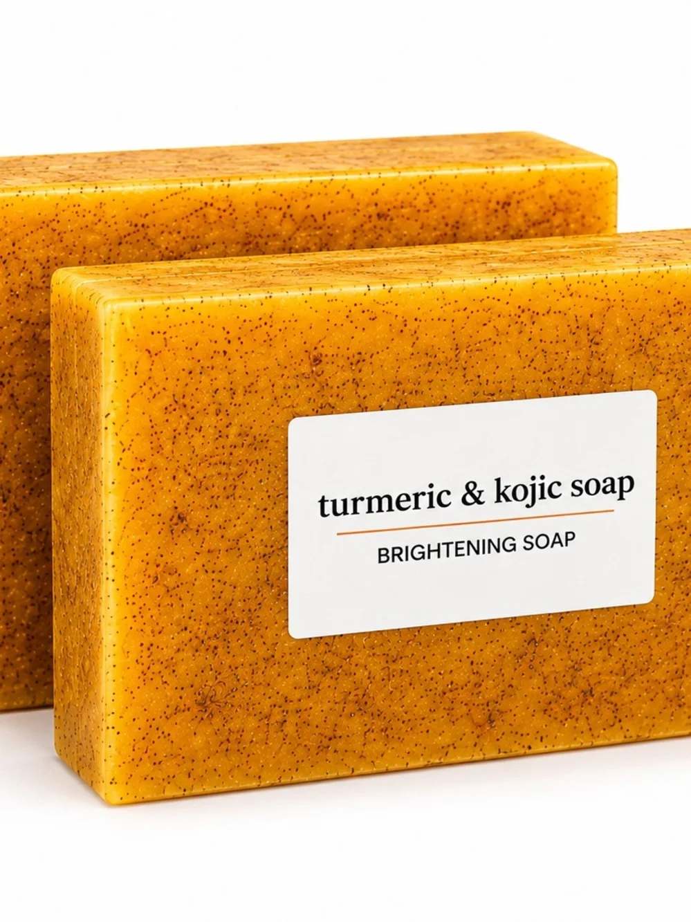 Turmeric & Kojic Brightening Soap - Warm Yellow